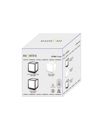 UTAH * Sobremuro 1L E27 Blanco
